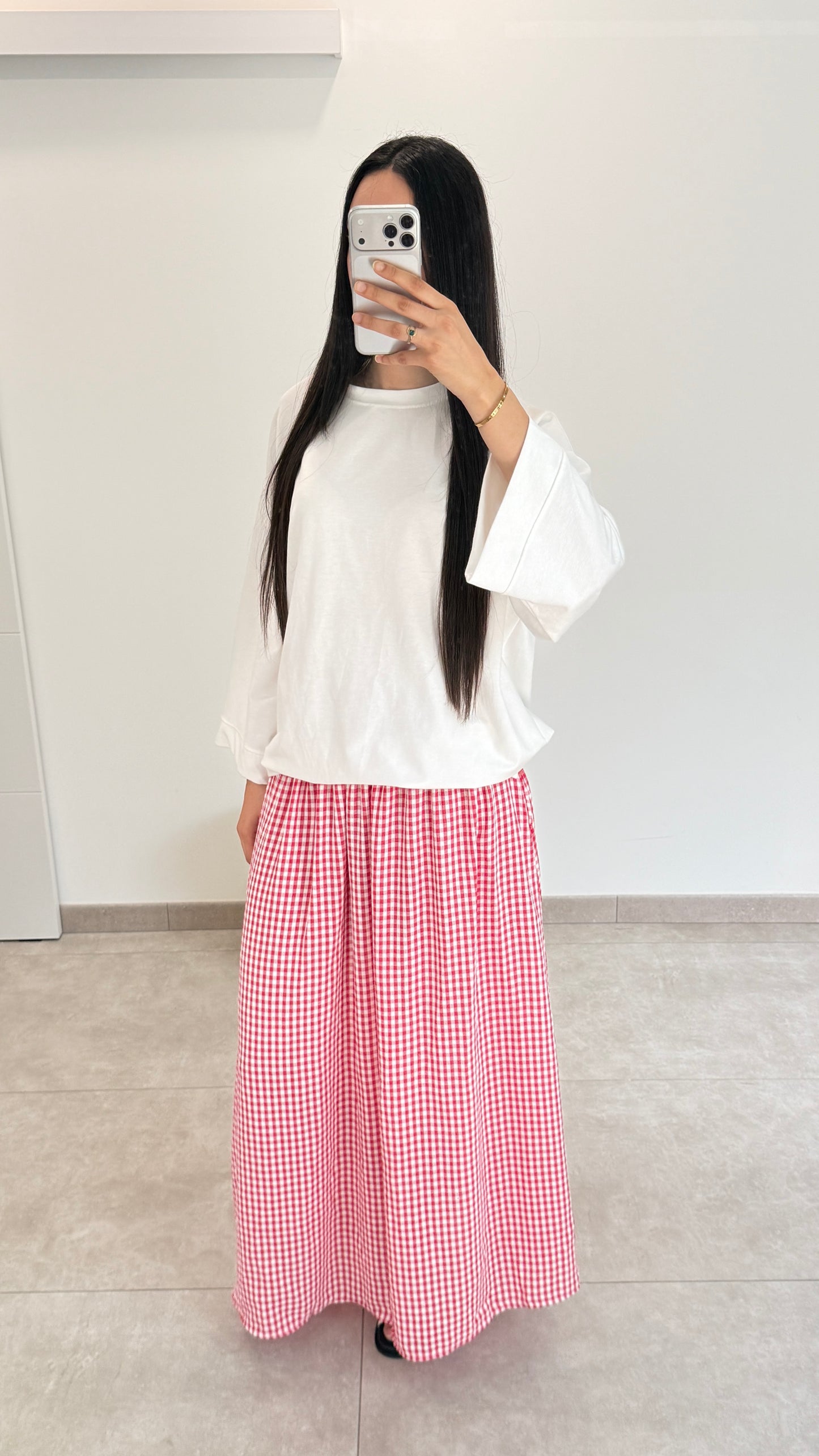 JUPE MOTIF VICHY