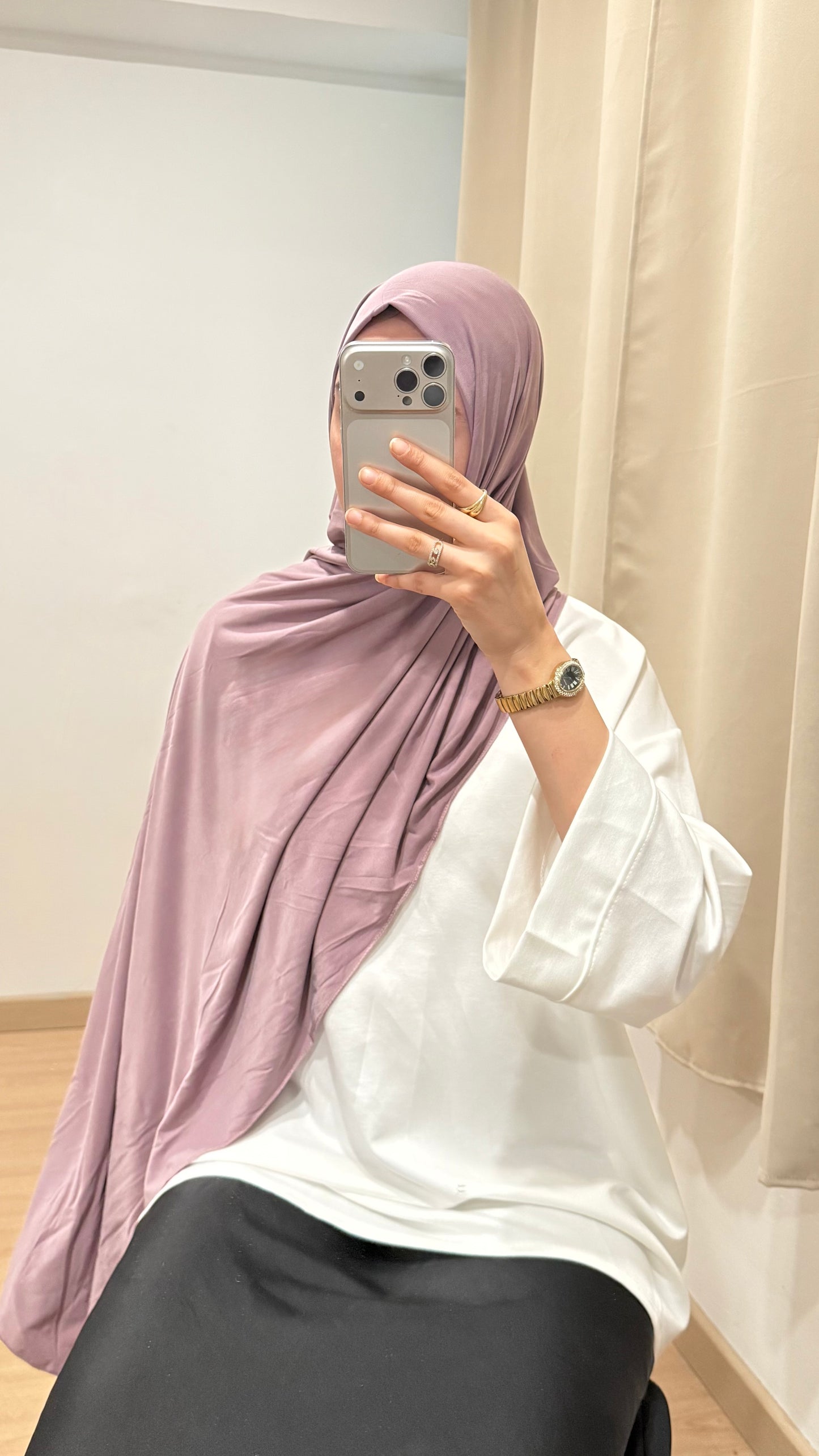 HIJAB EN JERSEY PREMIUM (24 COULEURS)