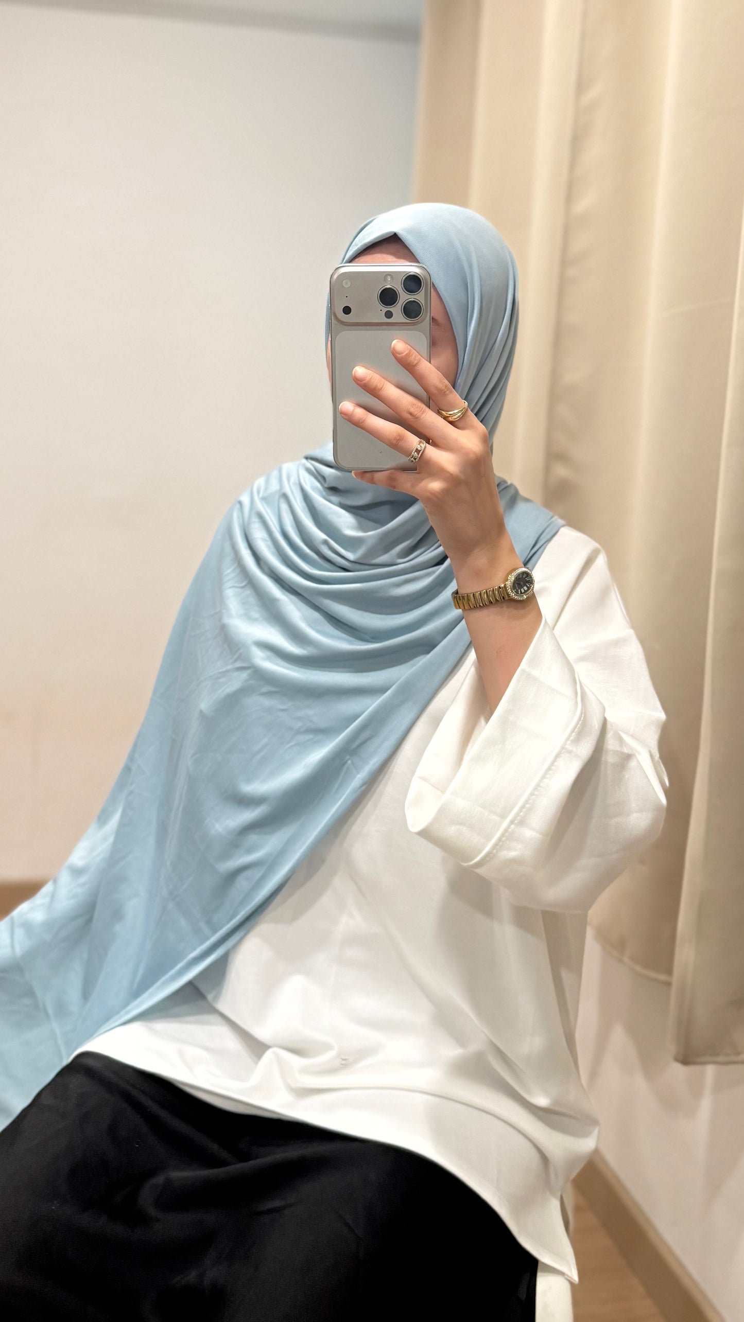 HIJAB EN JERSEY PREMIUM (24 COULEURS)