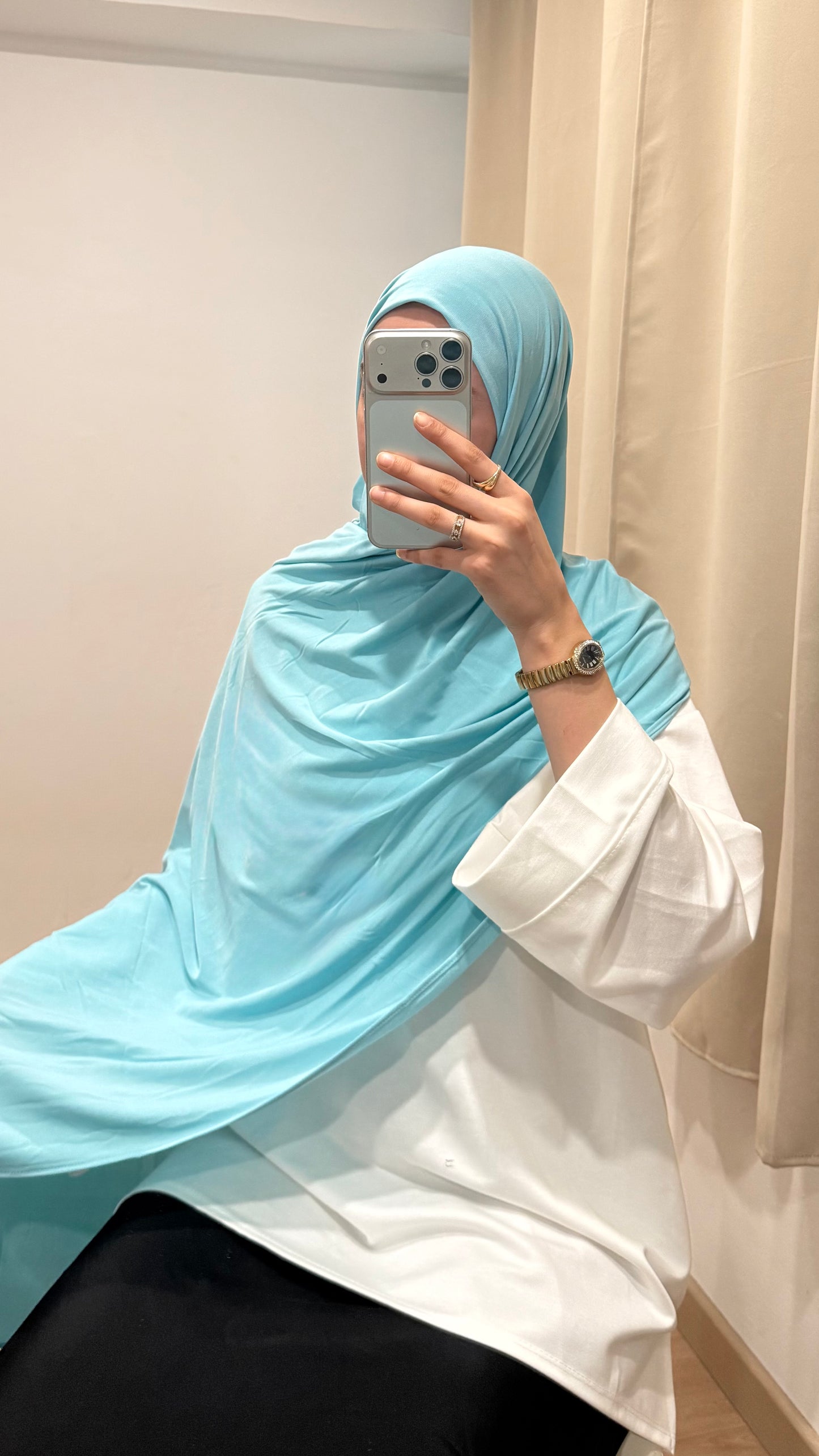 HIJAB EN JERSEY PREMIUM (24 COULEURS)