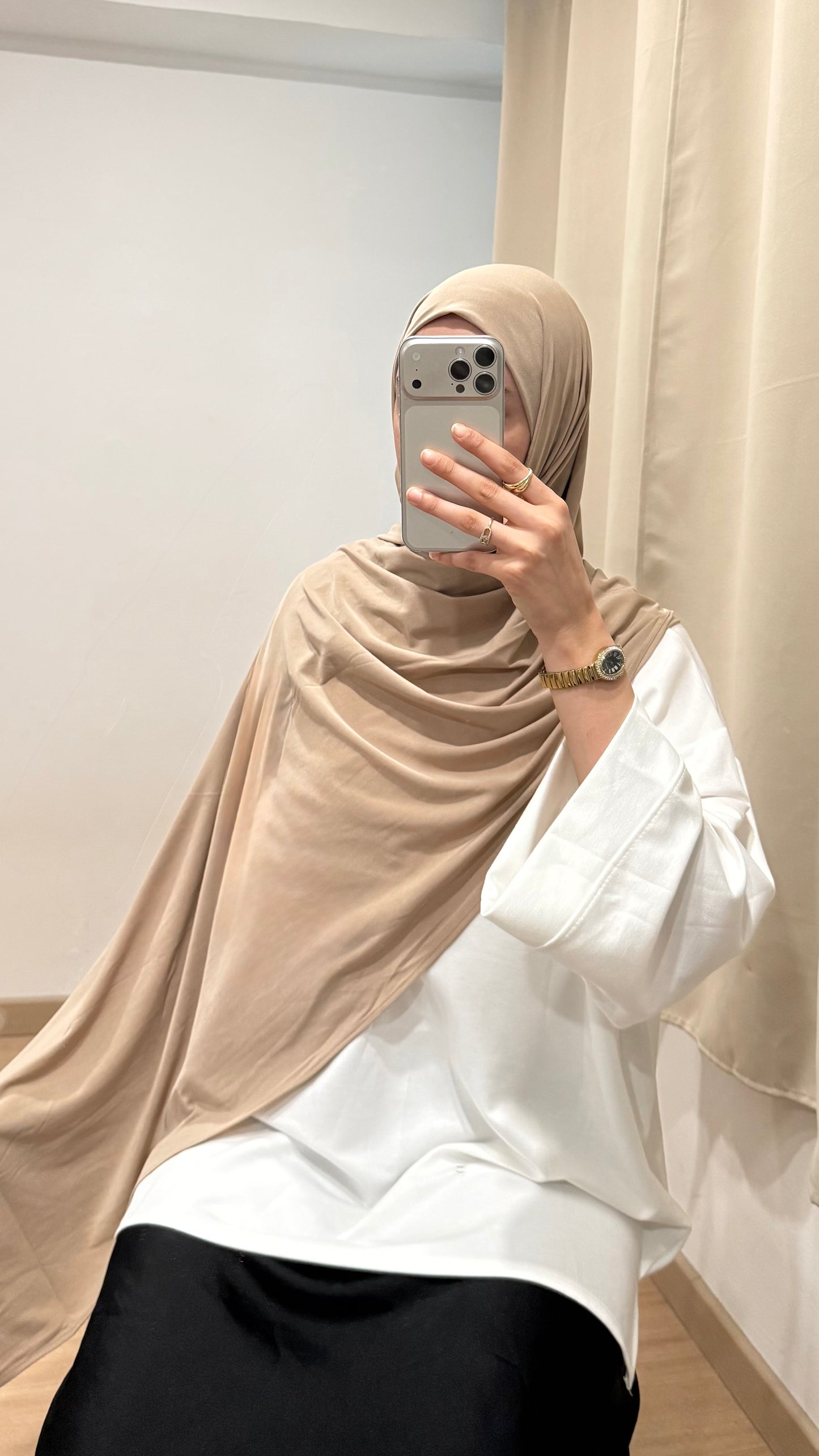 HIJAB EN JERSEY PREMIUM (24 COULEURS)
