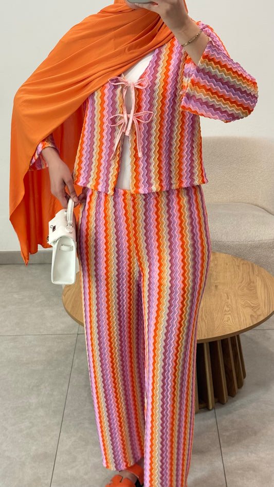 ENSEMBLE CROCHET - ROSE