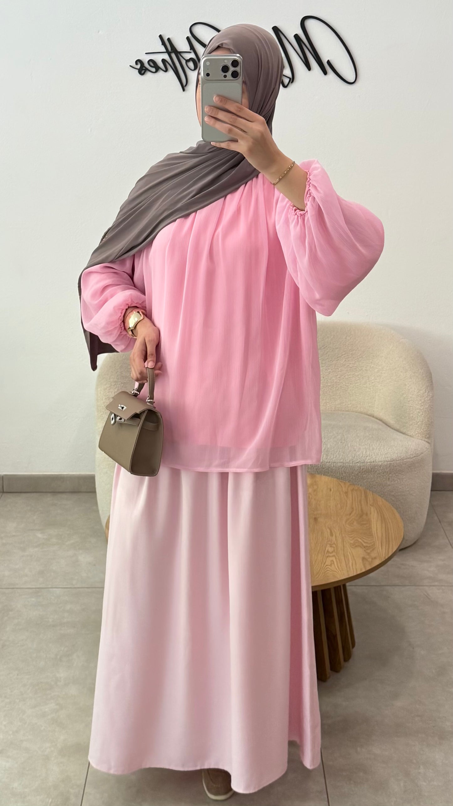 TWO-TONE SET - PINK