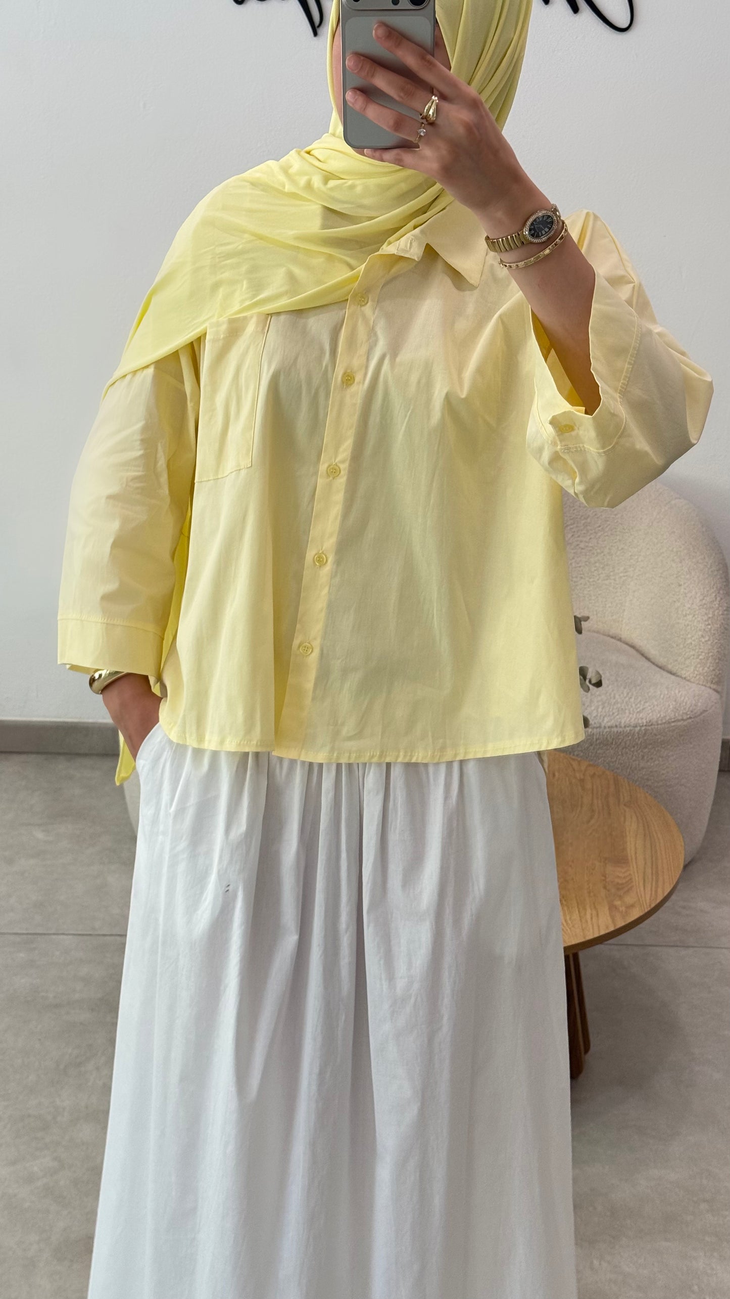 ESSENTIAL SHIRT - YELLOW