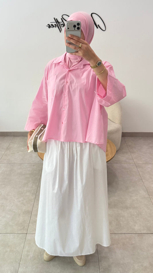 CHEMISE ESSENTIEL - ROSE