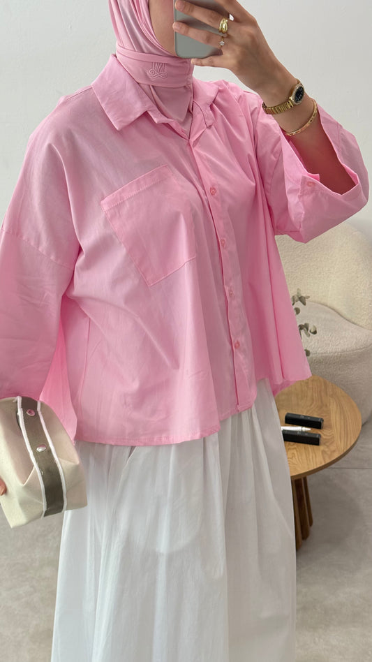 CHEMISE ESSENTIEL - ROSE