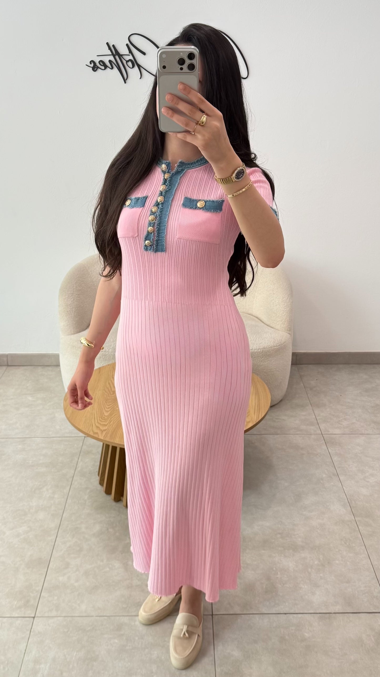 ROBE INSPI SAND - ROSE