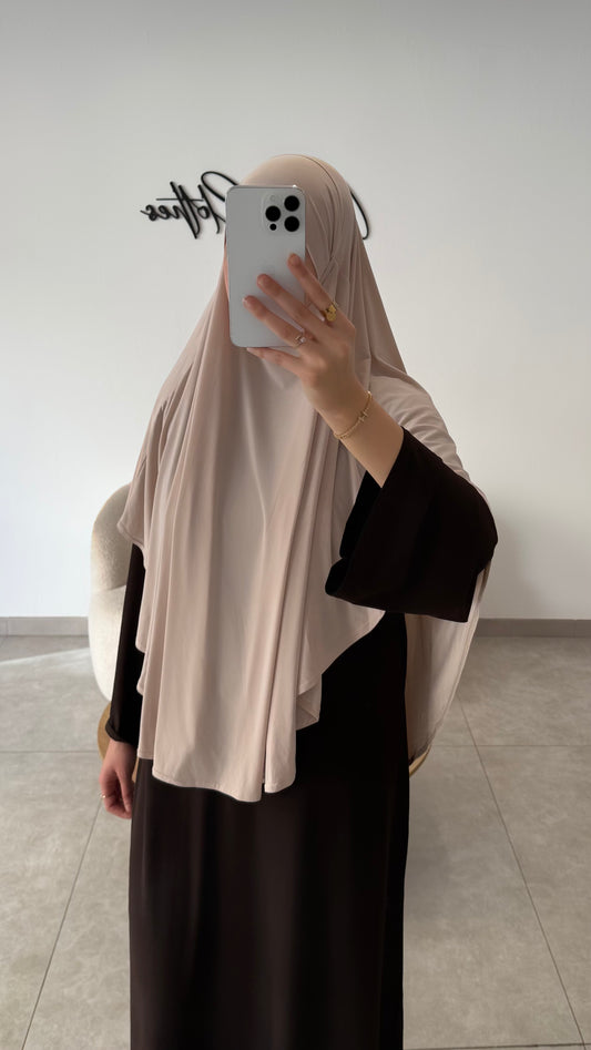 KHIMAR EN JERSEY PREMIUM BEIGE