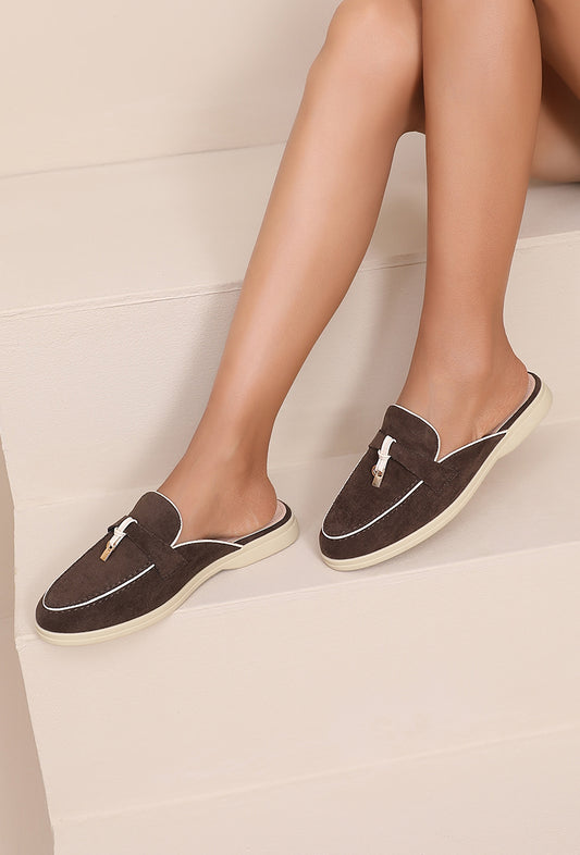 MOCASSINS - MARRON
