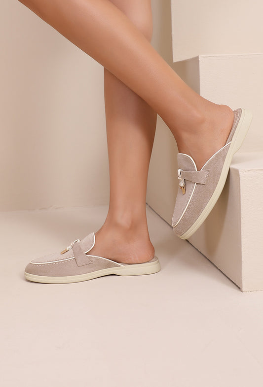 MOCASSINS - TAUPE